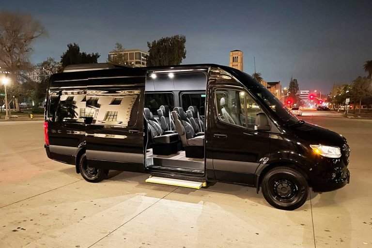 Black Luxury Van Rental Dubai