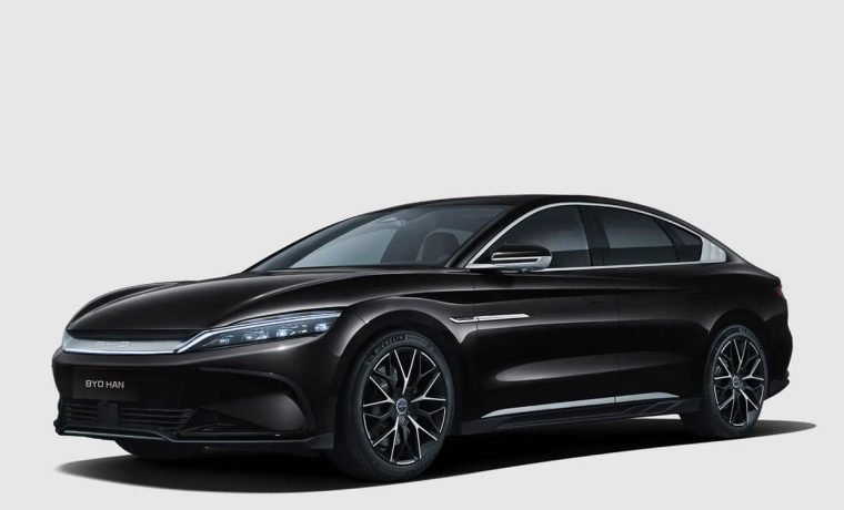 Rent BYD Han with Driver in Dubai